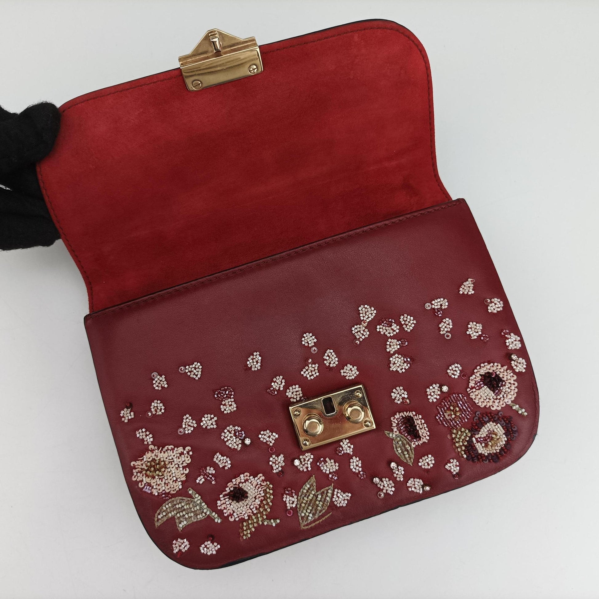 Rockstud Glam Lock Red Leather BL-N566UXV2ロックスタッズグラムロック レッド レザー BL-N566UXV2