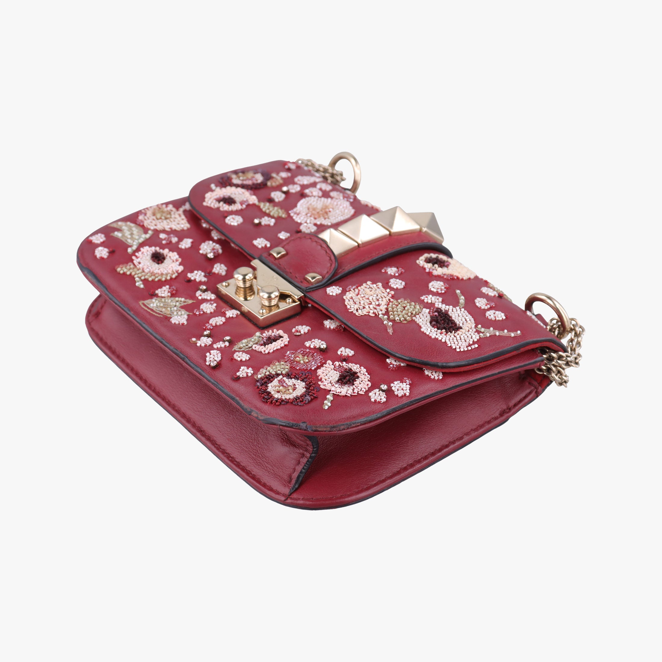 Rockstud Glam Lock Red Leather BL-N566UXV2ロックスタッズグラムロック レッド レザー BL-N566UXV2