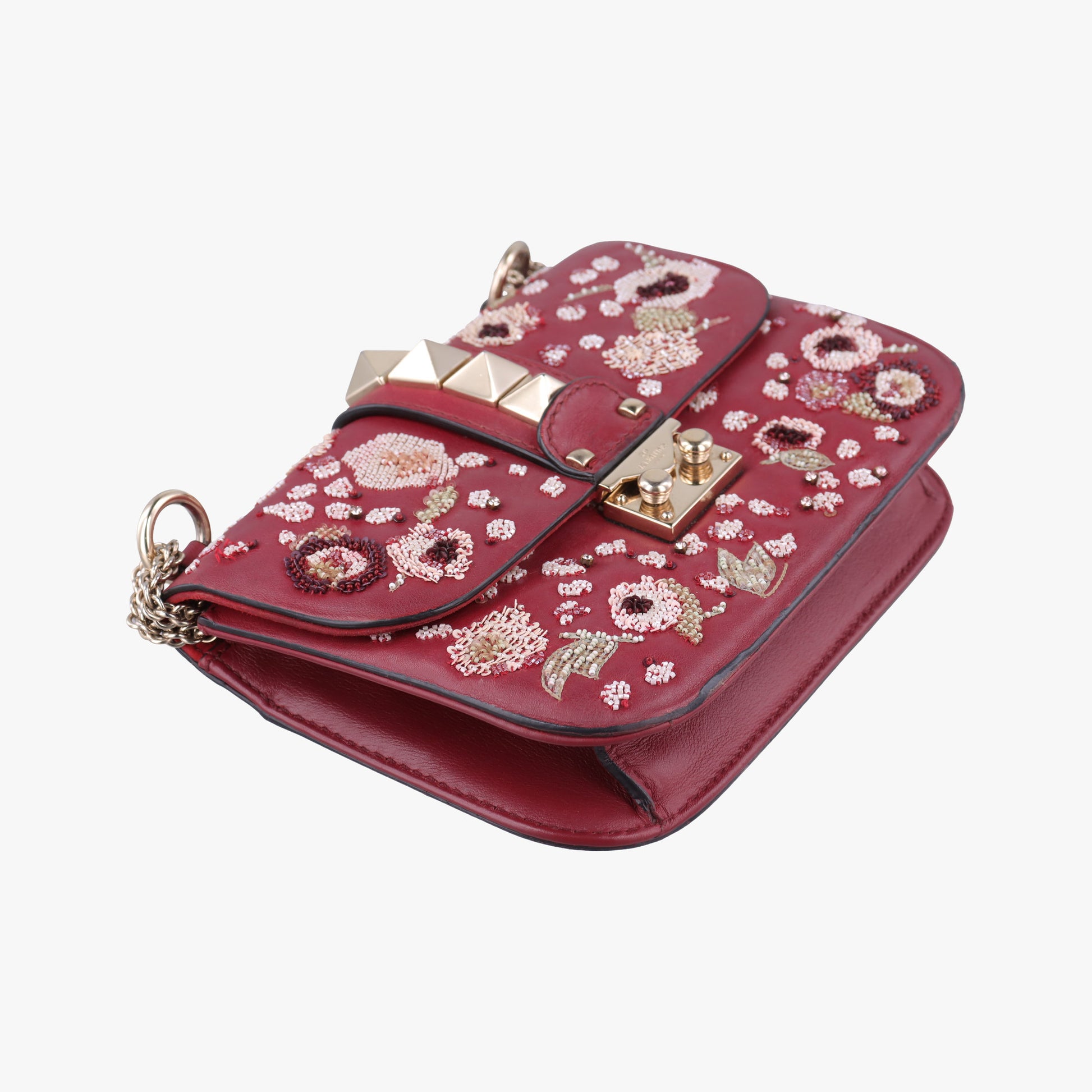 Rockstud Glam Lock Red Leather BL-N566UXV2ロックスタッズグラムロック レッド レザー BL-N566UXV2