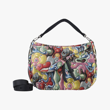 DIOR AND KENNY SCHARF Saddle Soft Multicolour Jacquard Canvas × Grained Calfskin 29-BO-0221ディオール＆ケニー シャーフ サドル ソフト マルチカラー ジャカード × グレインドカーフスキン 29-BO-0221