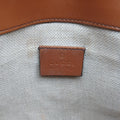 Lady Web Brown canvas×leather 384821 D019192009レディ ウェブ ブラウン キャンバス x レザー 384821 D019192009