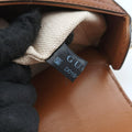 Lady Web Brown canvas×leather 384821 D019192009レディ ウェブ ブラウン キャンバス x レザー 384821 D019192009