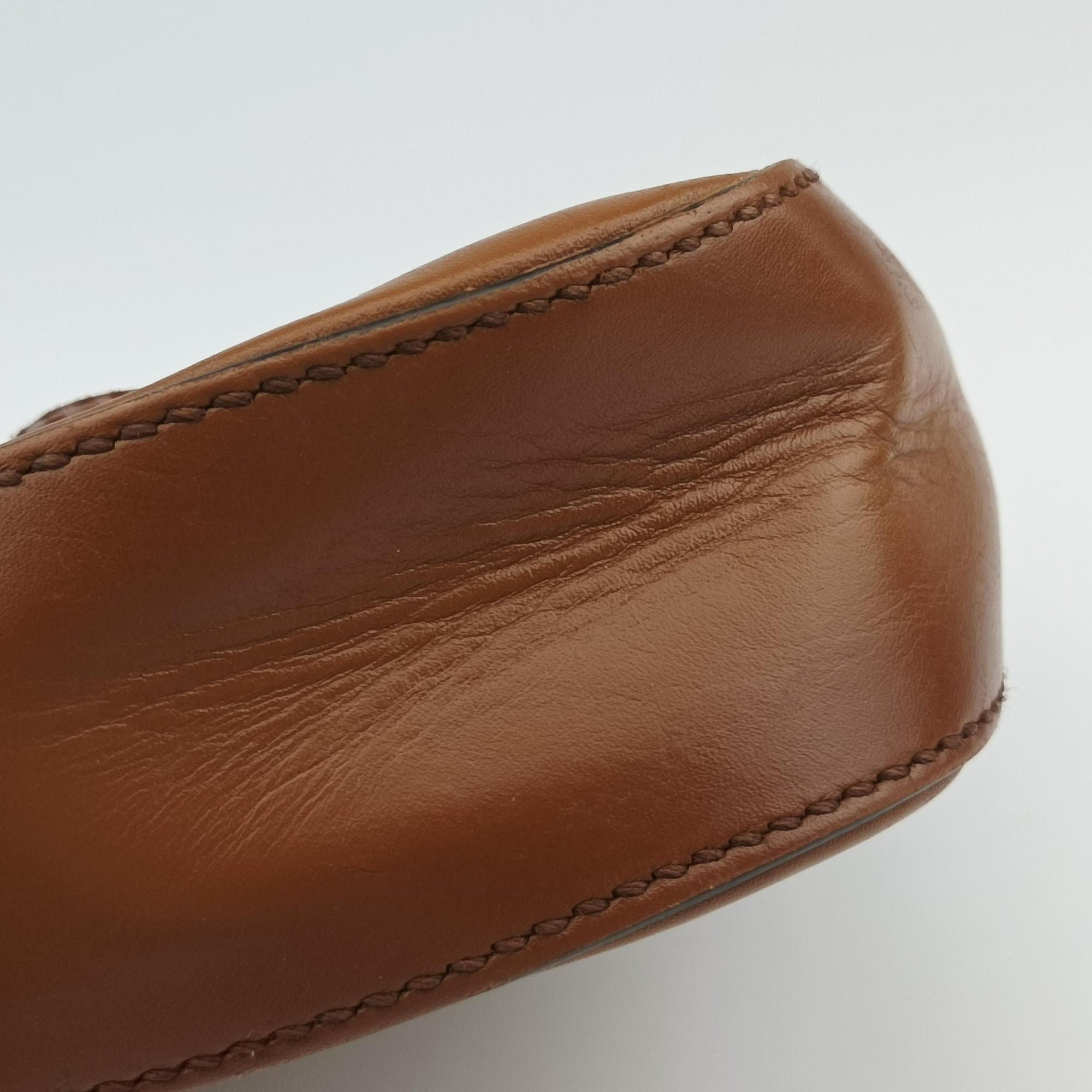 Lady Web Brown canvas×leather 384821 D019192009レディ ウェブ ブラウン キャンバス x レザー 384821 D019192009