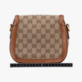 Lady Web Brown canvas×leather 384821 D019192009レディ ウェブ ブラウン キャンバス x レザー 384821 D019192009