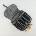 Velvet Belt Bum Black Velour IBL002 180/Iベルベットベルトバム ブラック ベロア IBL002 180/I