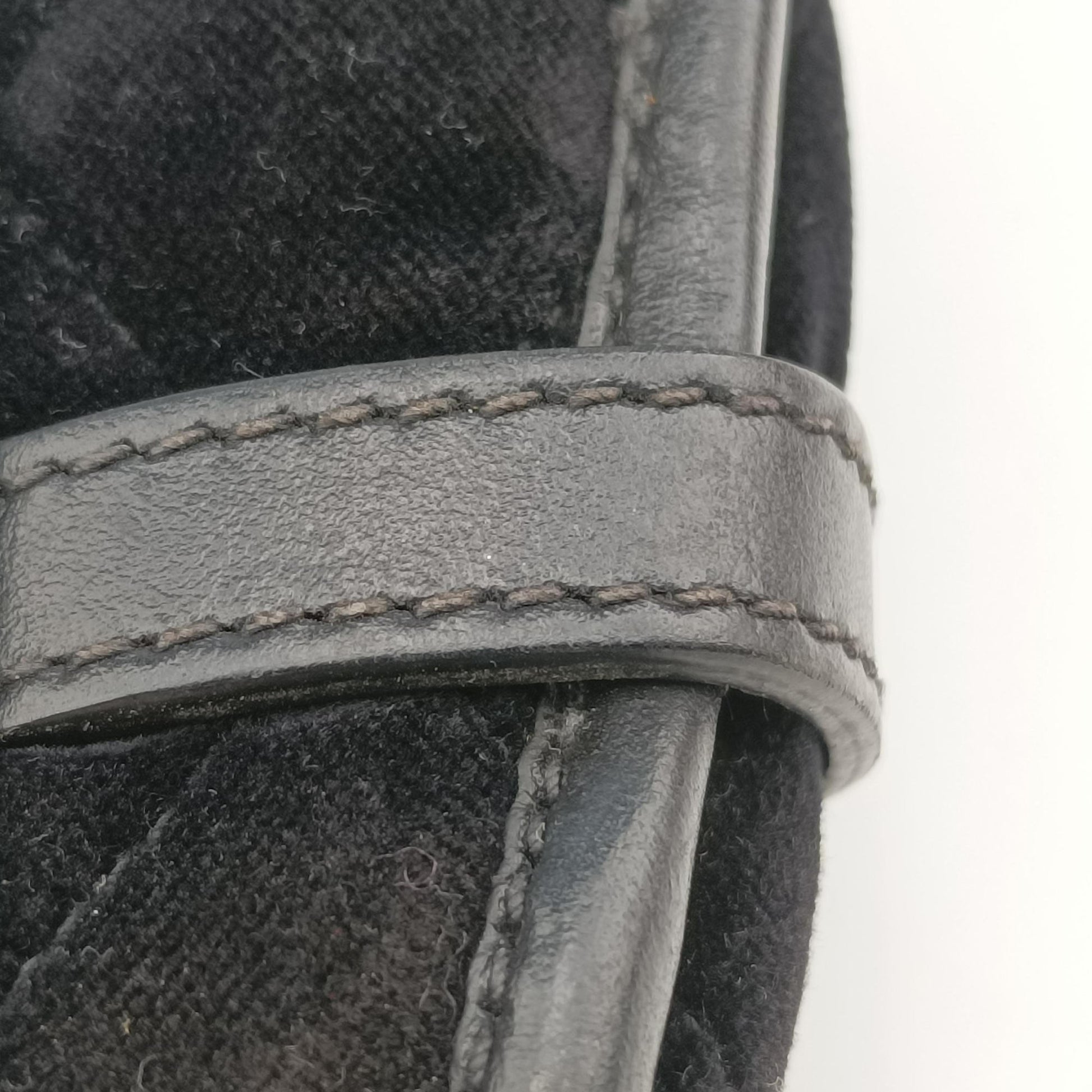 Velvet Belt Bum Black Velour IBL002 180/Iベルベットベルトバム ブラック ベロア IBL002 180/I