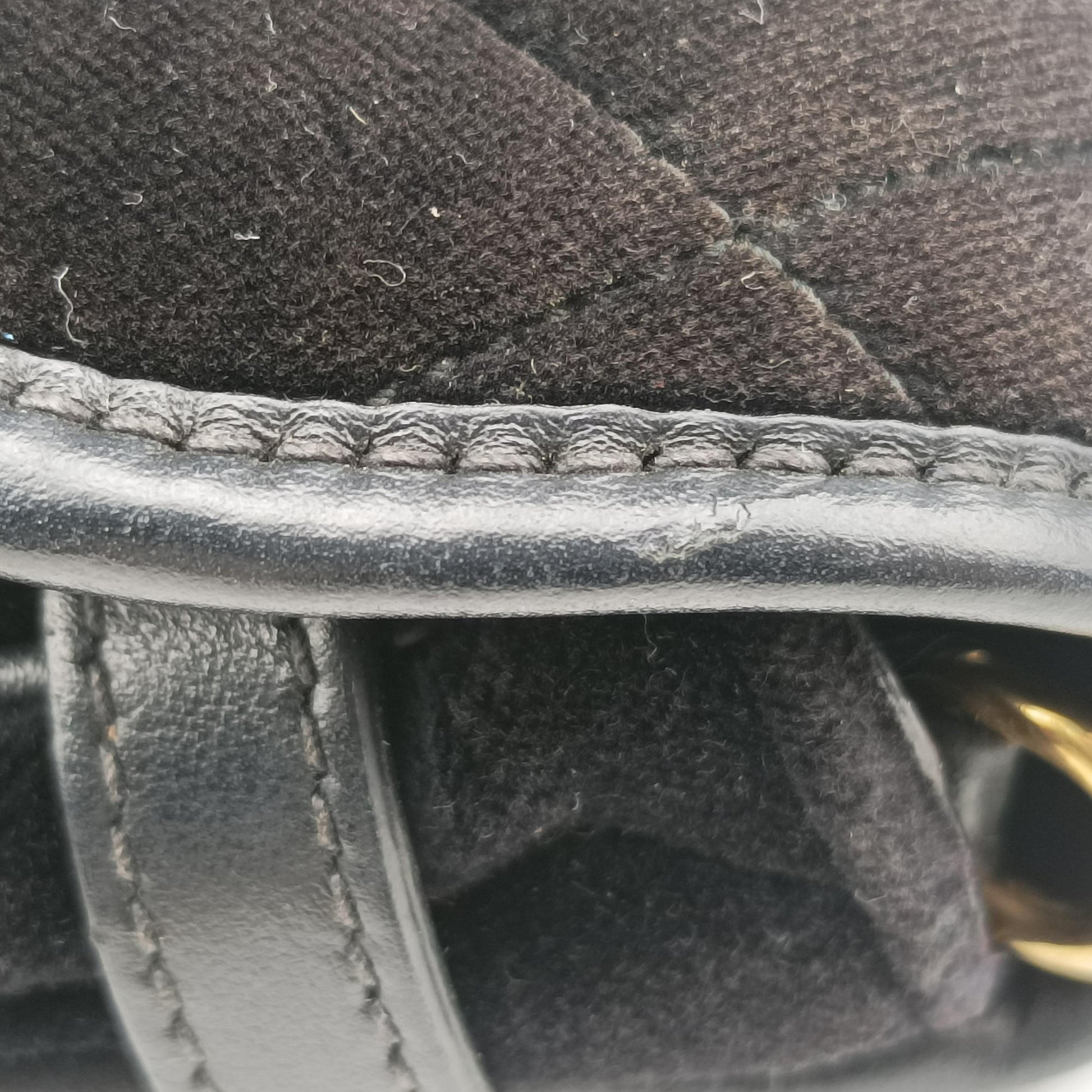 Velvet Belt Bum Black Velour IBL002 180/Iベルベットベルトバム ブラック ベロア IBL002 180/I