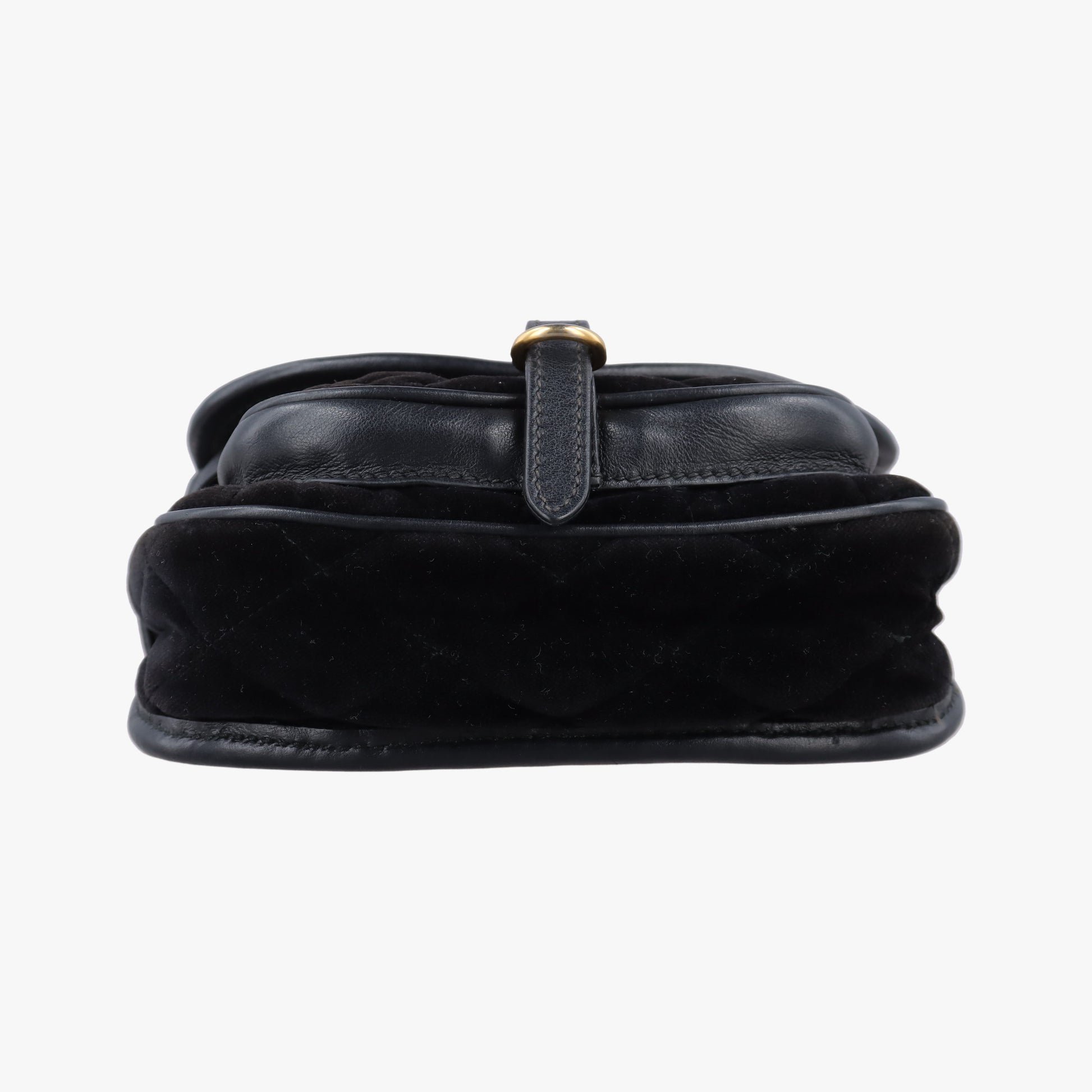 Velvet Belt Bum Black Velour IBL002 180/Iベルベットベルトバム ブラック ベロア IBL002 180/I