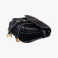 Velvet Belt Bum Black Velour IBL002 180/Iベルベットベルトバム ブラック ベロア IBL002 180/I
