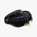 Velvet Belt Bum Black Velour IBL002 180/Iベルベットベルトバム ブラック ベロア IBL002 180/I