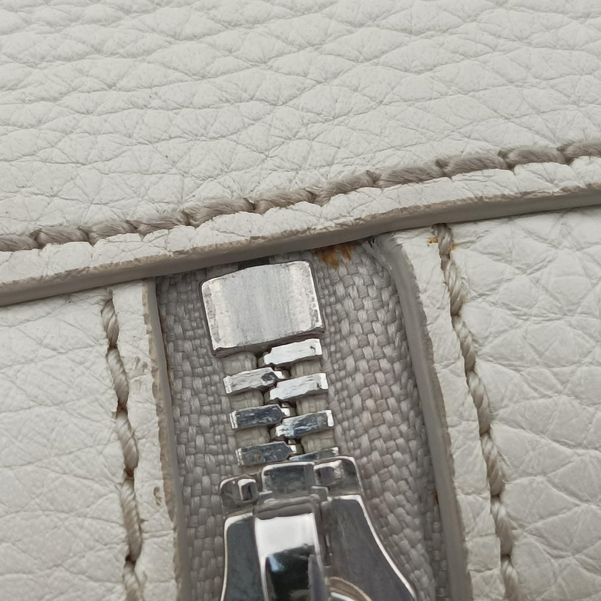 Flower Motif Rhinestone Lock WhitexMulticolour Leather 44フラワーモチーフ ラインストーン ロック ホワイトxマルチカラー レザー 44