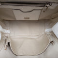 Flower Motif Rhinestone Lock WhitexMulticolour Leather 44フラワーモチーフ ラインストーン ロック ホワイトxマルチカラー レザー 44