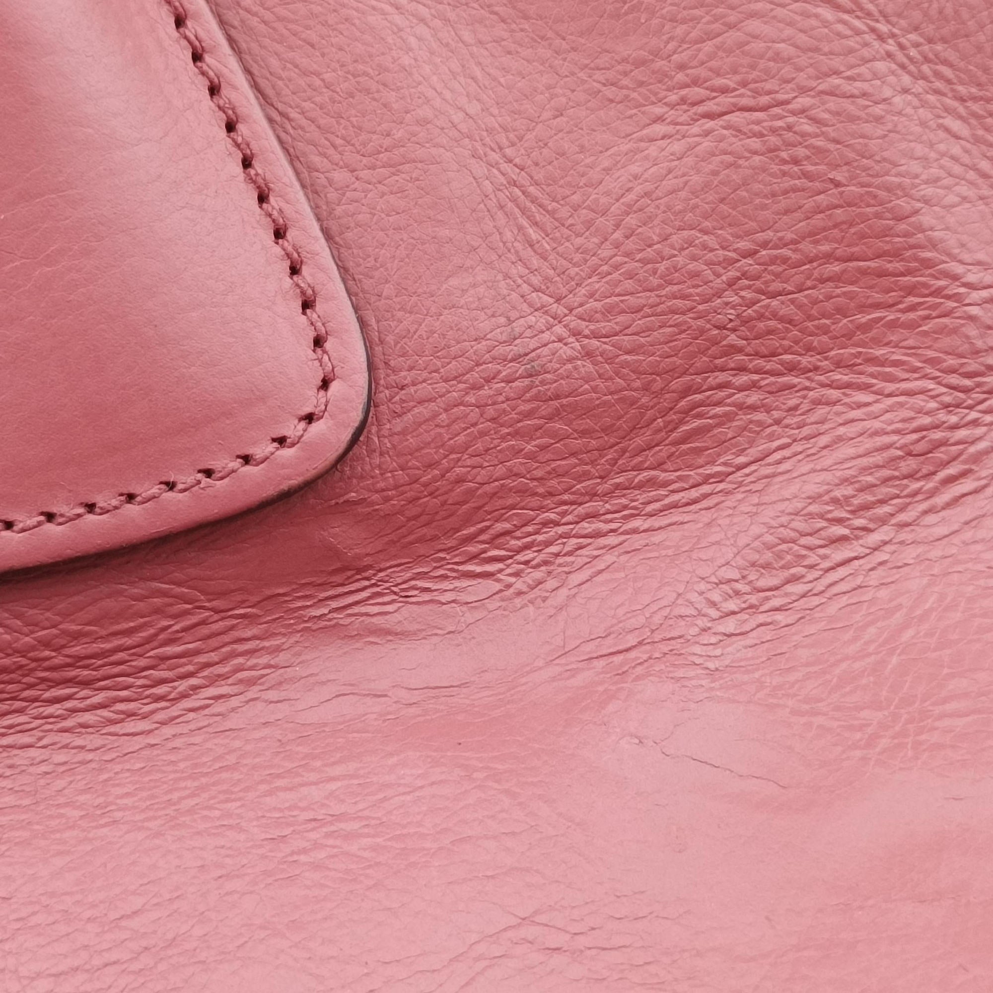 Twin Pocket Winged Tote Pink Leather BN2619 103ツイン ポケット ウィング トート ピンク レザー BN2619 103
