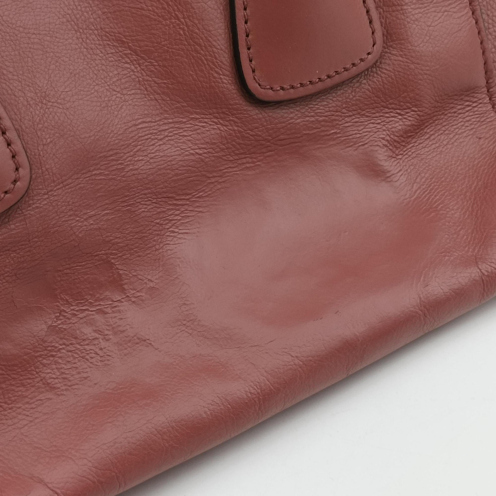 Twin Pocket Winged Tote Pink Leather BN2619 103ツイン ポケット ウィング トート ピンク レザー BN2619 103