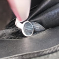 Triangle Logo Plate Black SAFFIANO Leather 1NR015 62トライアングルロゴ ブラック サフィアーノレザー 1NR015 62