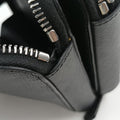 Triangle Logo Plate Black SAFFIANO Leather 1NR015 62トライアングルロゴ ブラック サフィアーノレザー 1NR015 62