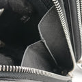 Triangle Logo Plate Black SAFFIANO Leather 1NR015 62トライアングルロゴ ブラック サフィアーノレザー 1NR015 62