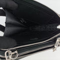 Triangle Logo Plate Black SAFFIANO Leather 1NR015 62トライアングルロゴ ブラック サフィアーノレザー 1NR015 62