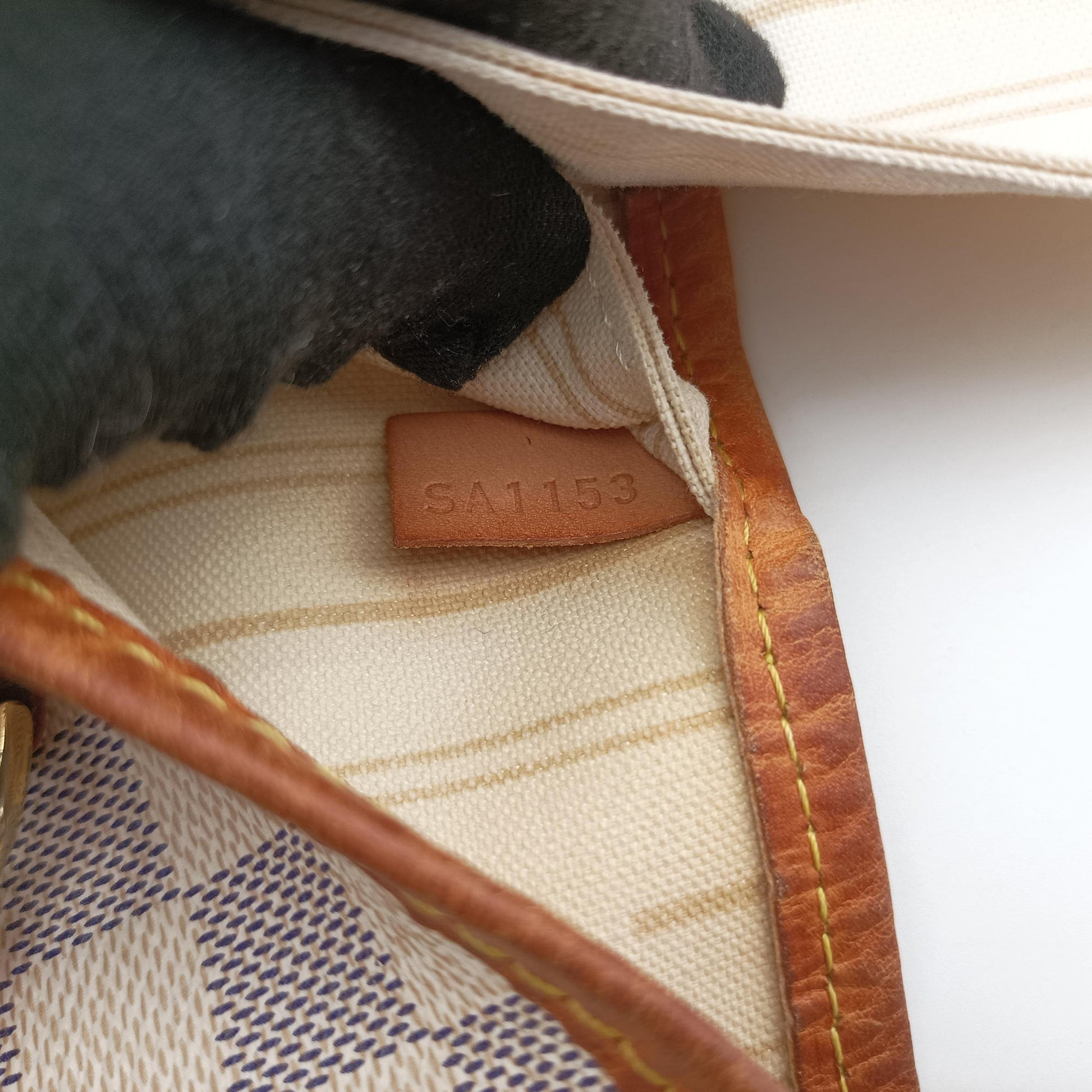 Neverfull MM Azur Damier Canvas N51107 SA1153ネヴァーフルMM アズール ダミエキャンバス N51107 SA1153