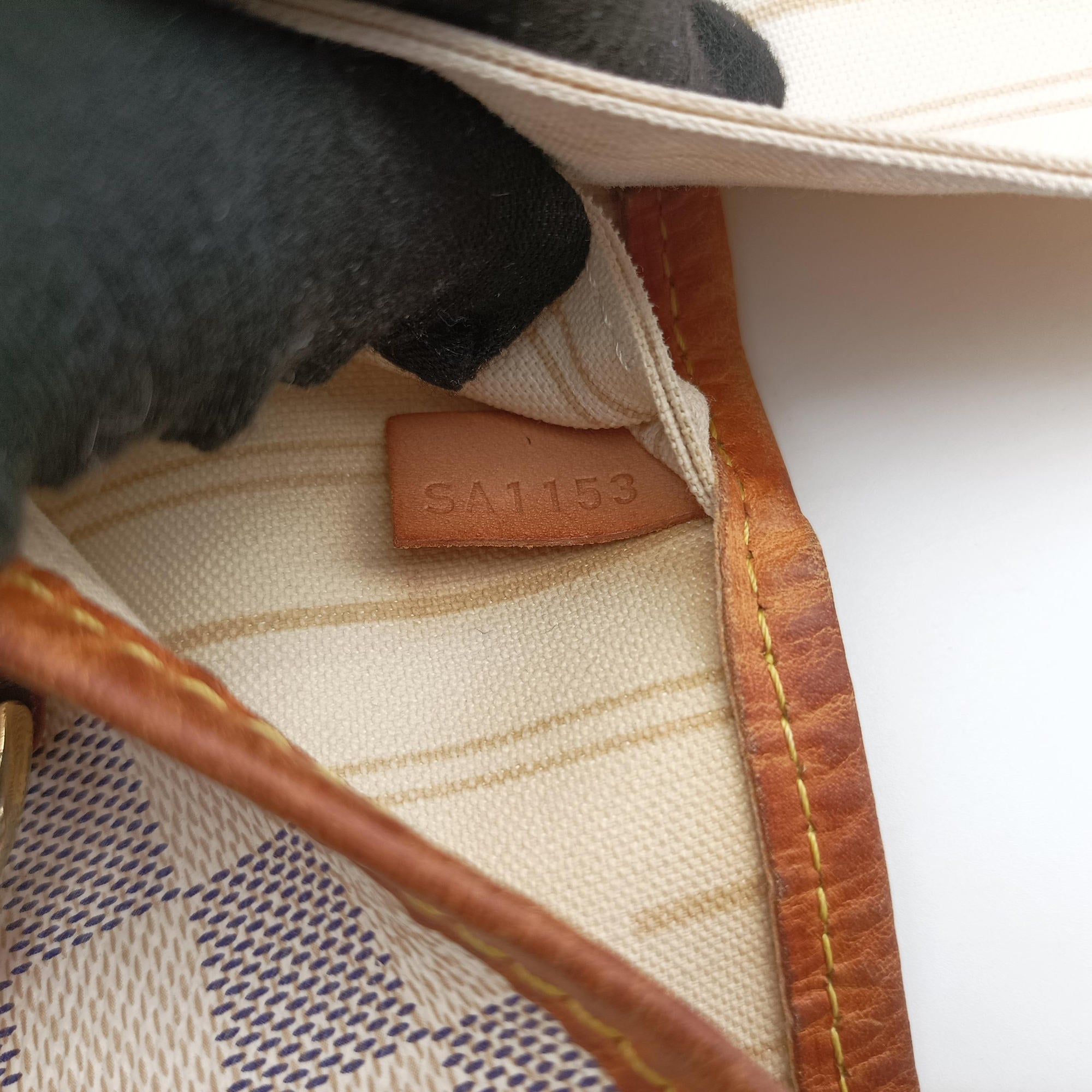 Neverfull MM Azur Damier Canvas N51107 SA1153ネヴァーフルMM アズール ダミエキャンバス N51107 SA1153