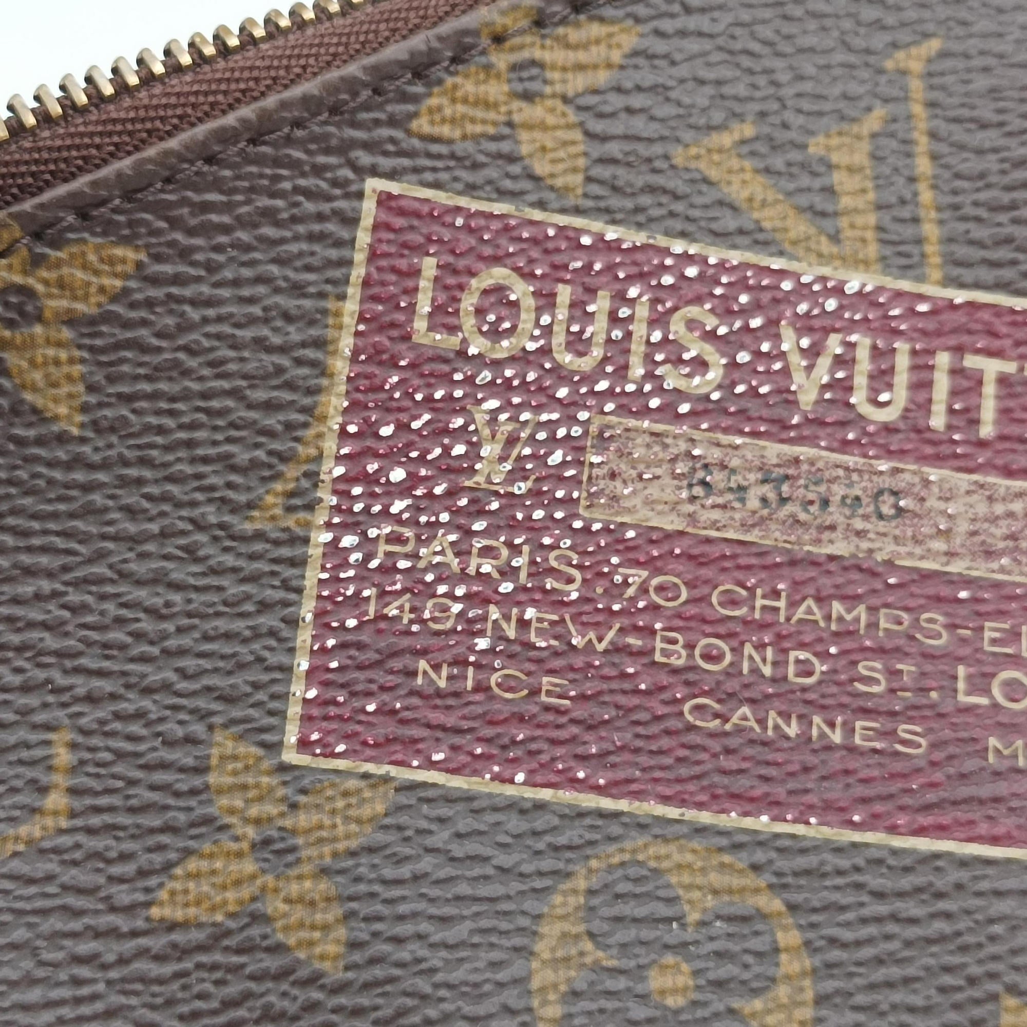 Mini Pochette Accessoires Brown Monogram Canvas M63798 DU5009ミニ ポシェット アクセソワール ブラウン モノグラム キャンバス M63798 DU5009