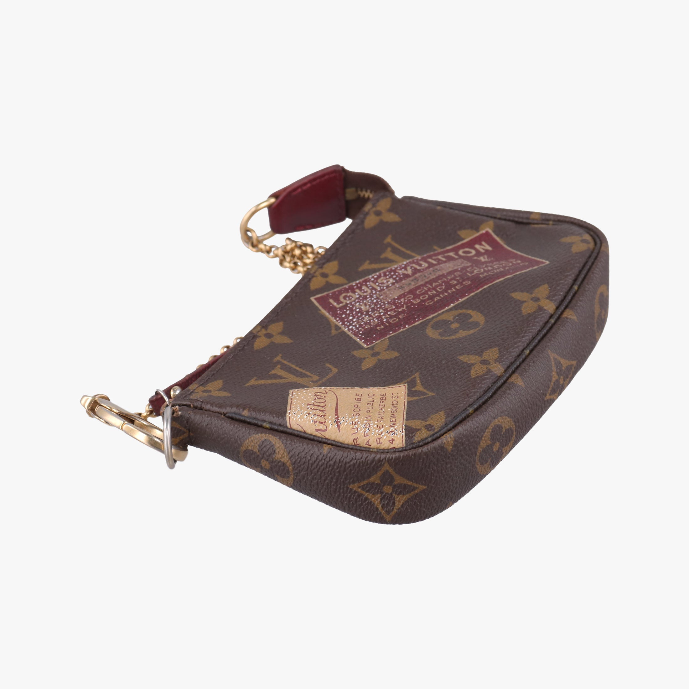 Mini Pochette Accessoires Brown Monogram Canvas M63798 DU5009ミニ ポシェット アクセソワール ブラウン モノグラム キャンバス M63798 DU5009