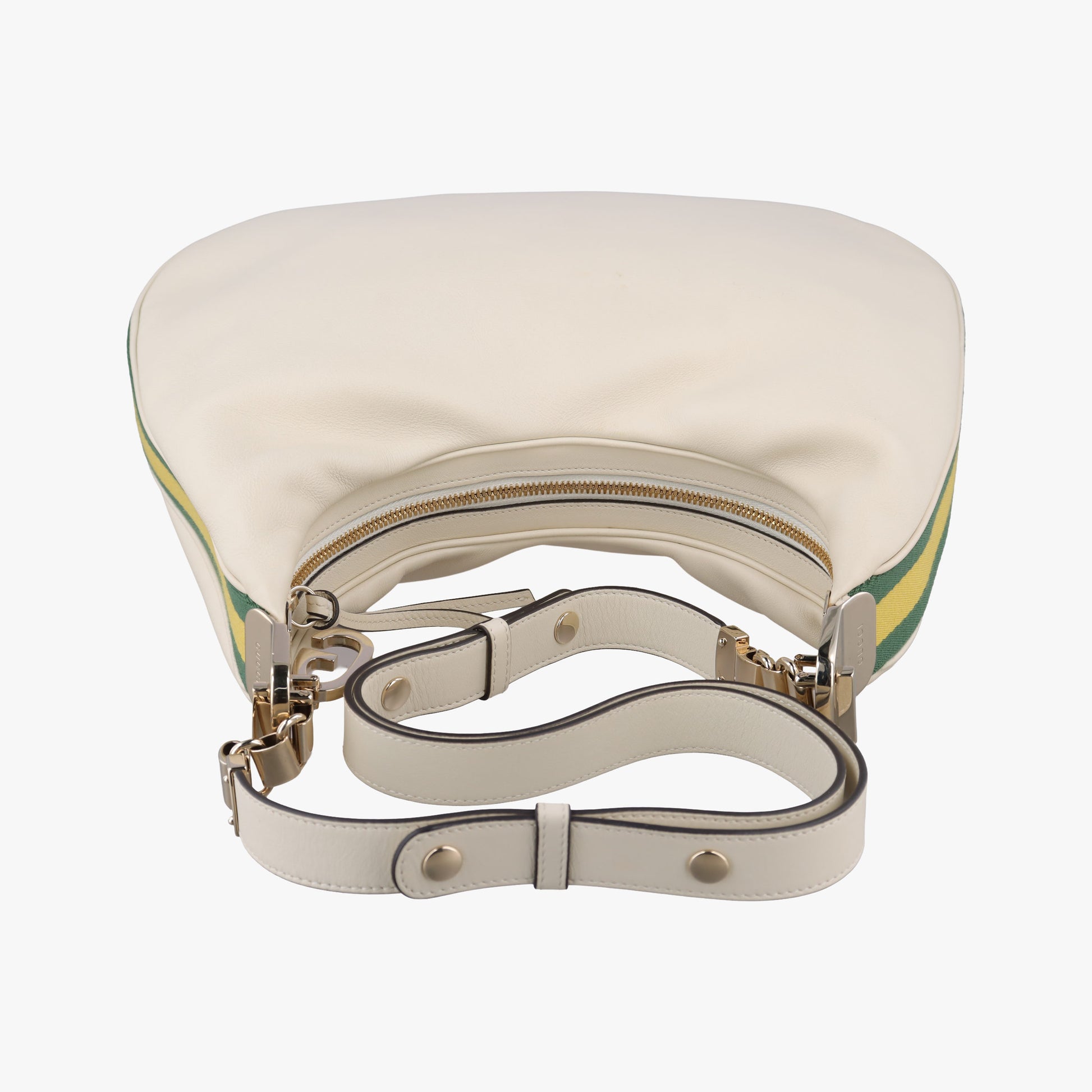 Attache G-Shaped Hook White Leather 702823 C038482178アタッシュ Gフック ホワイト レザー 702823 C038482178