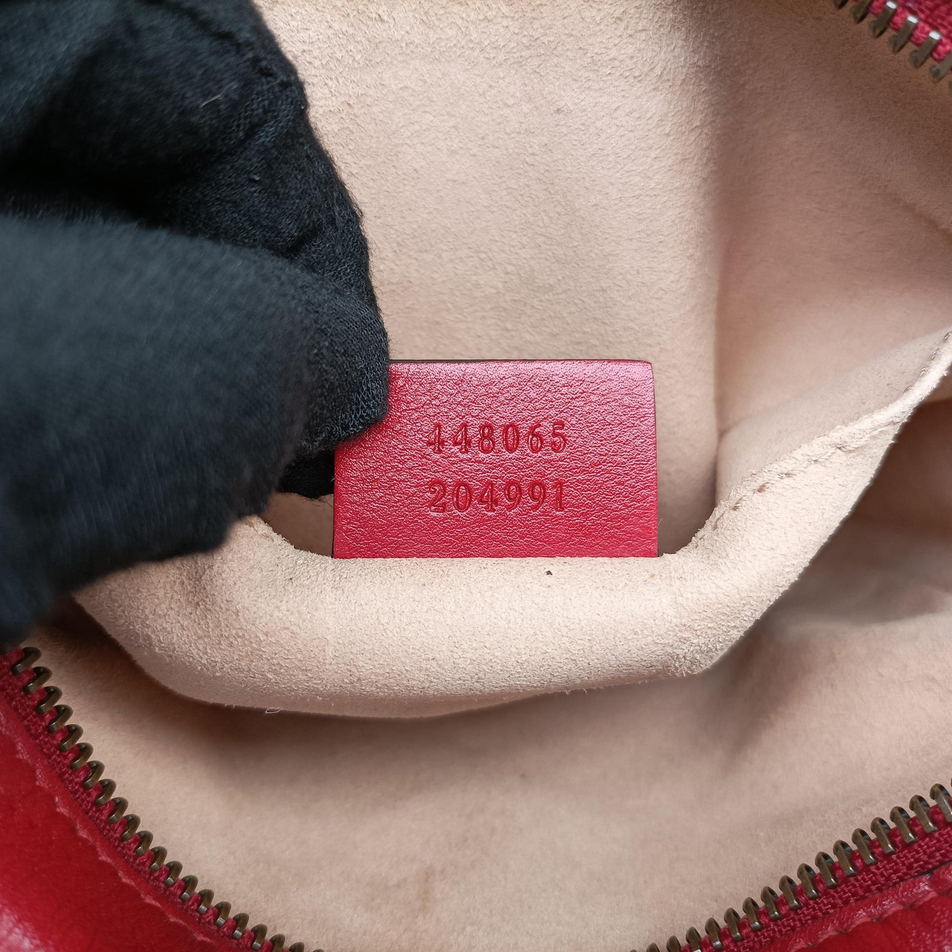 GG Marmont Red Leather 448065 D020932553GGマーモント レッド レザー 448065 D020932553