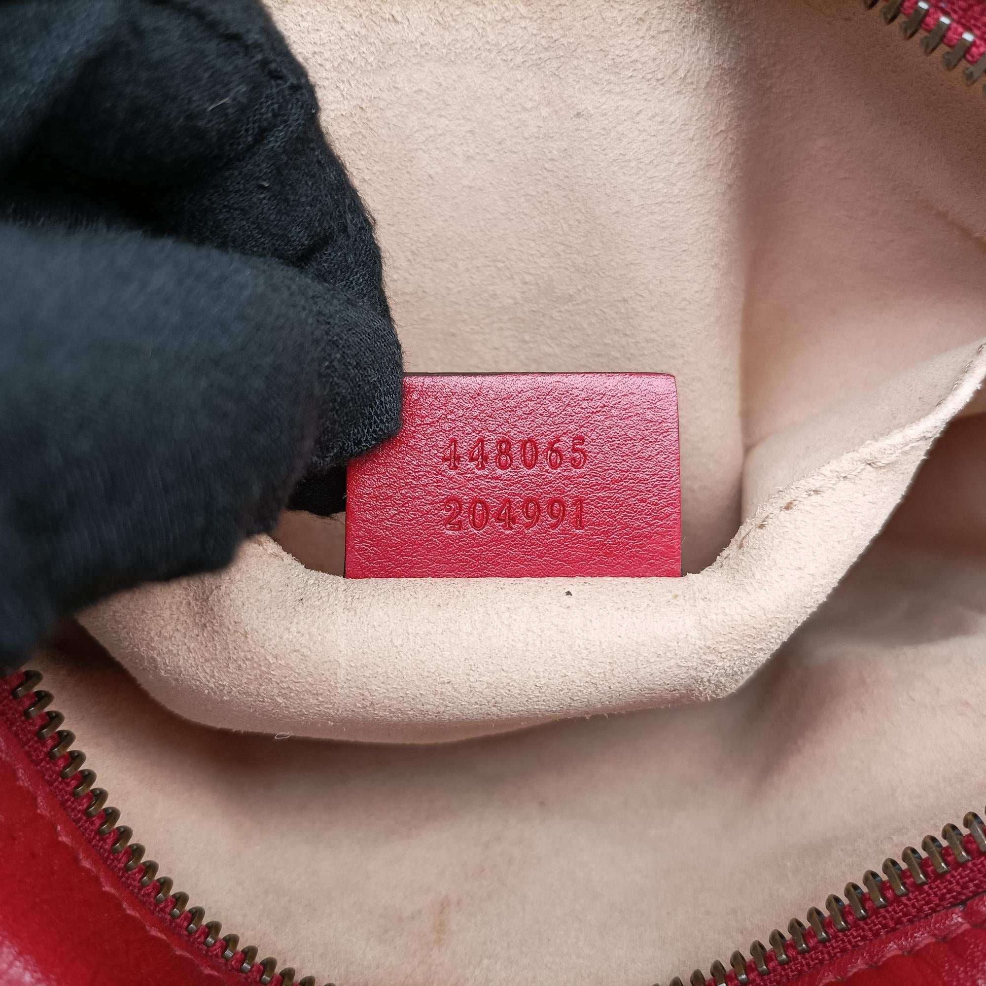 GG Marmont Red Leather 448065 D020932553GGマーモント レッド レザー 448065 D020932553