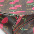 Cherry Sac Plat Brown×Cherry Print Monogram Canvas M95010 MI0085チェリー サックプラ ブラウン×チェリー柄 モノグラム キャンバス M95010 MI0085