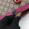 GG SUPREME beige×red×pink PVC coated canvas×Leather 409529 D020052650GGスプリーム ベージュ×レッド×ピンク PVCコーティングキャンバス×レザー 409529 D020052650
