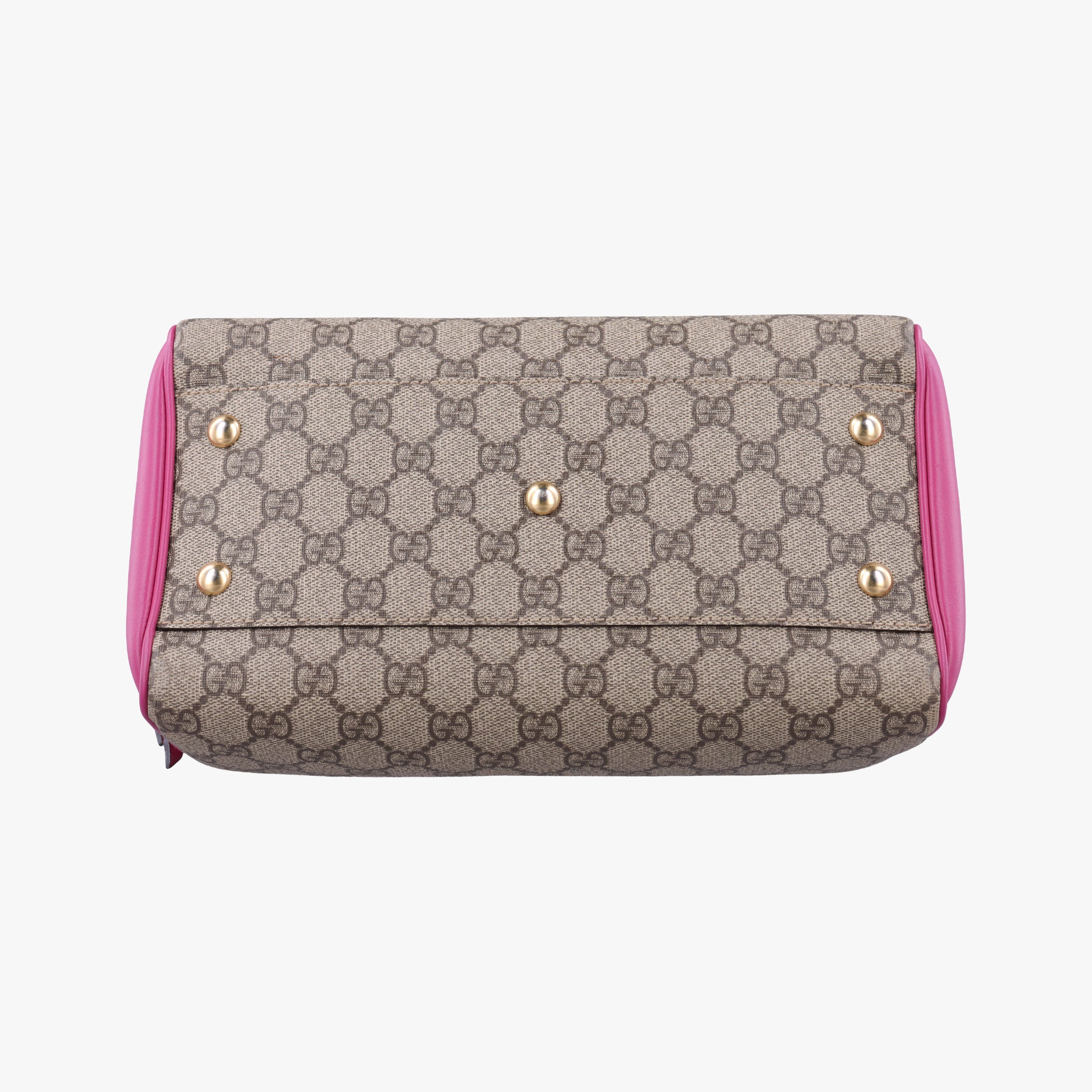 GG SUPREME beige×red×pink PVC coated canvas×Leather 409529 D020052650GGスプリーム ベージュ×レッド×ピンク PVCコーティングキャンバス×レザー 409529 D020052650