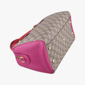 GG SUPREME beige×red×pink PVC coated canvas×Leather 409529 D020052650GGスプリーム ベージュ×レッド×ピンク PVCコーティングキャンバス×レザー 409529 D020052650