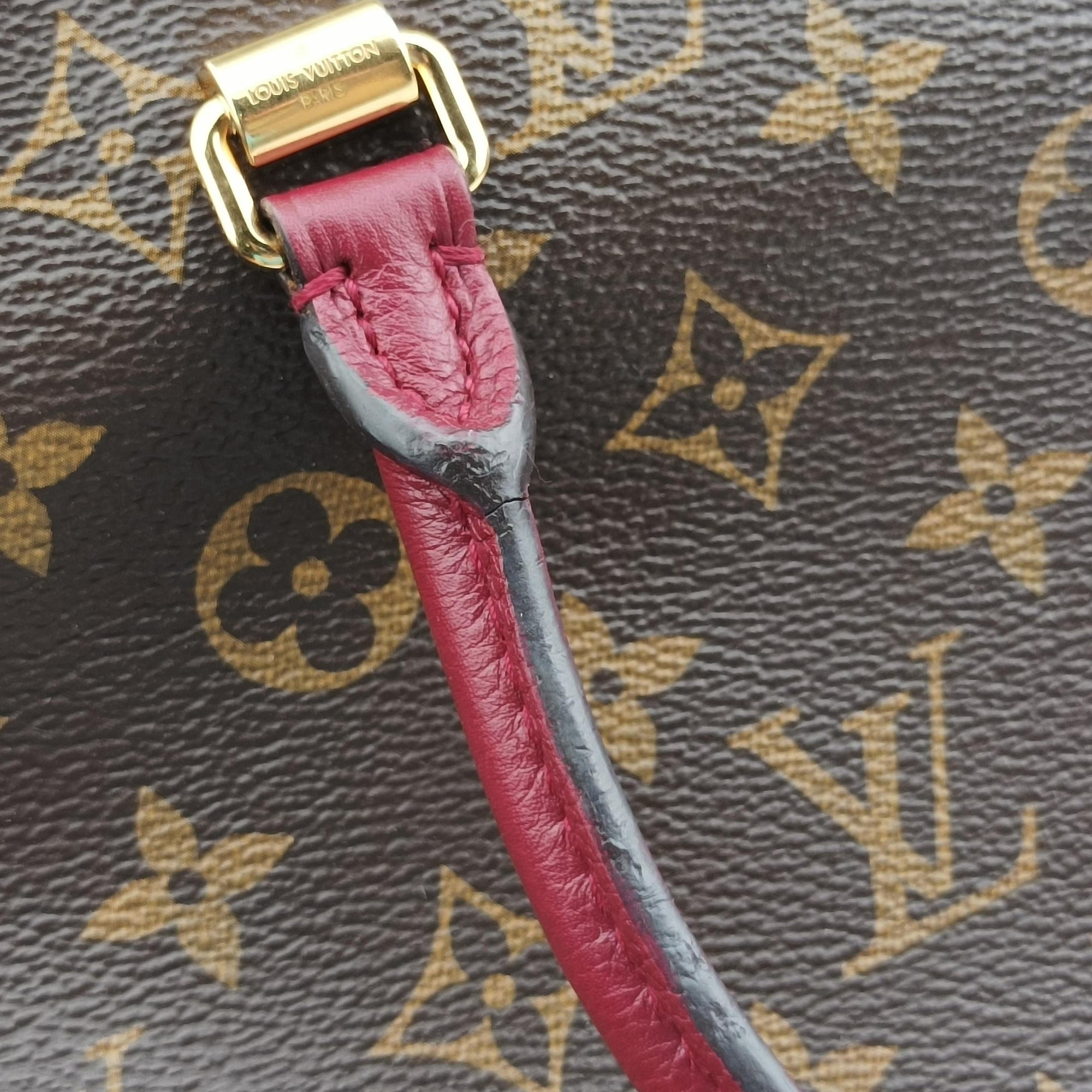 PALLAS brown×RAISIN Monogram Canvas×calf leather M41599 SN1196パラス モノグラム/ブラウン×レーズン モノグラムキャンバス×カーフレザー M41599 SN1196