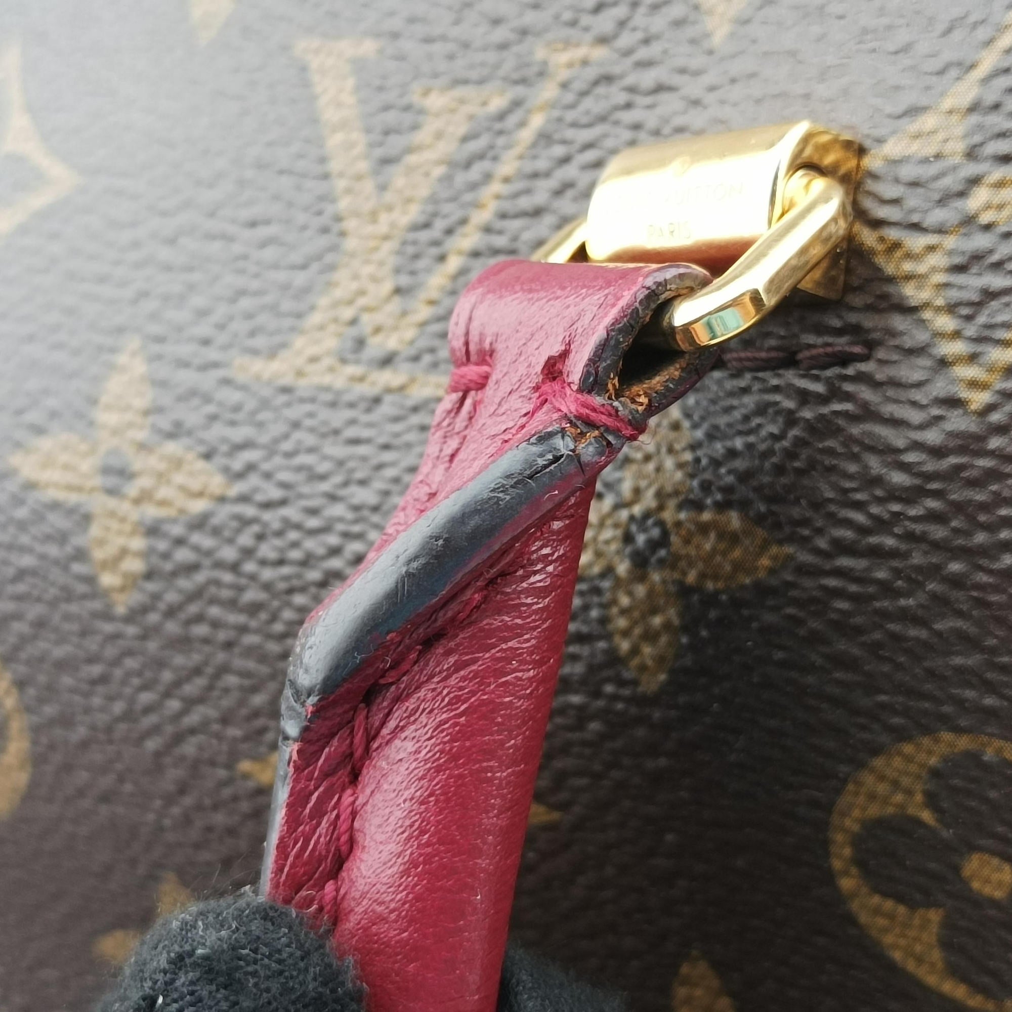PALLAS brown×RAISIN Monogram Canvas×calf leather M41599 SN1196パラス モノグラム/ブラウン×レーズン モノグラムキャンバス×カーフレザー M41599 SN1196
