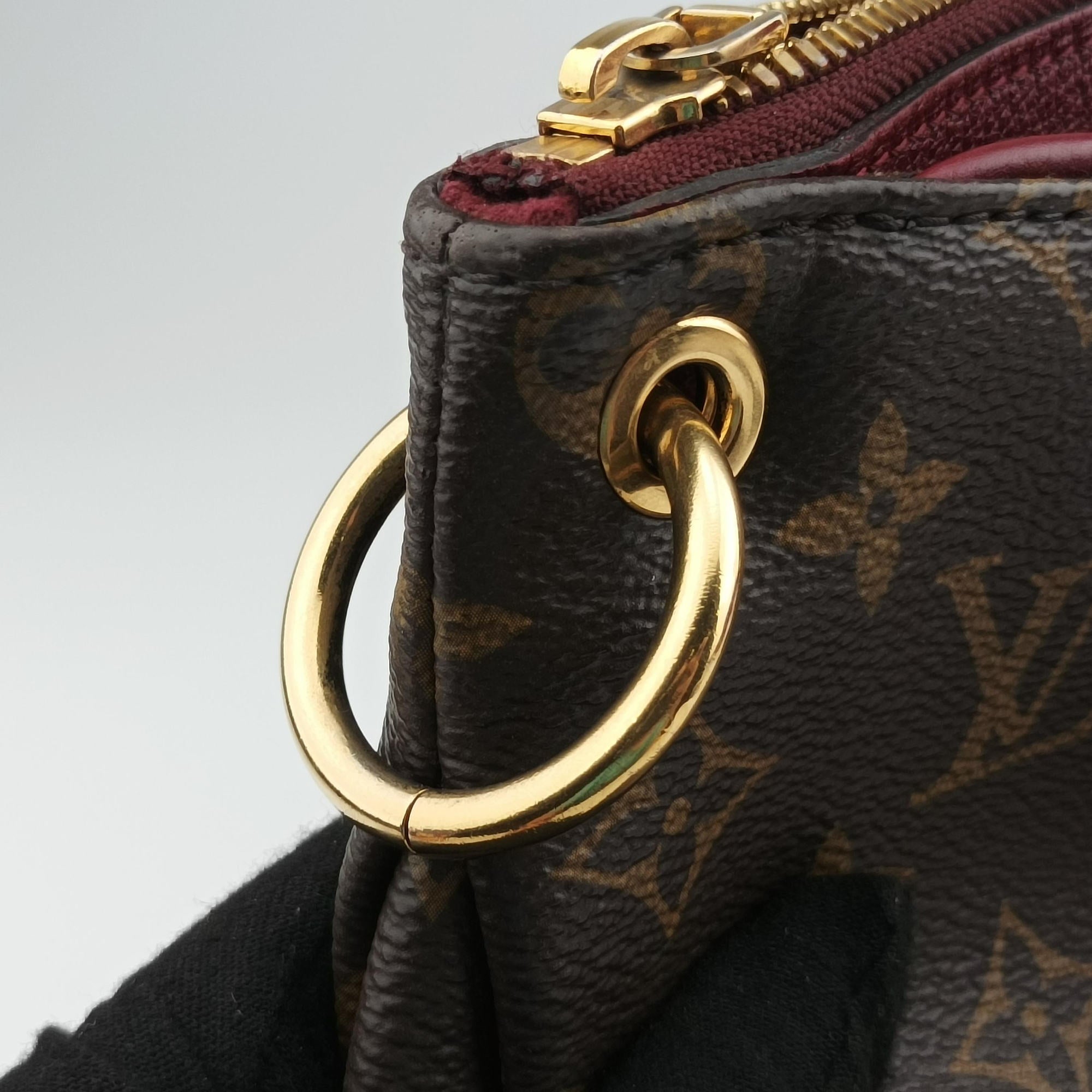PALLAS brown×RAISIN Monogram Canvas×calf leather M41599 SN1196パラス モノグラム/ブラウン×レーズン モノグラムキャンバス×カーフレザー M41599 SN1196