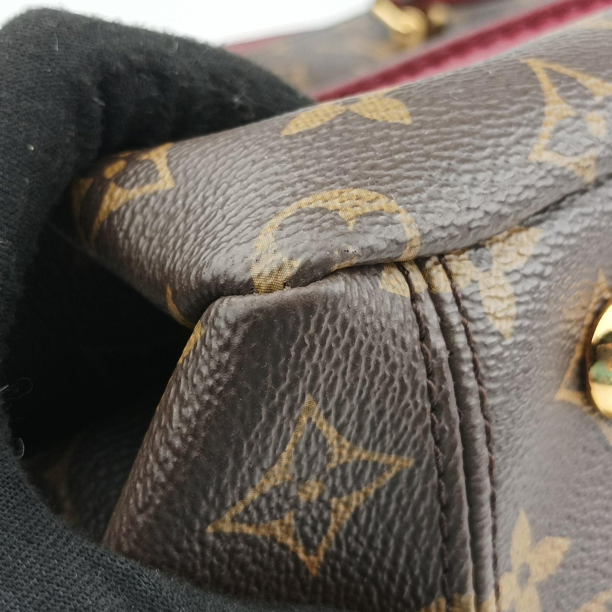 PALLAS brown×RAISIN Monogram Canvas×calf leather M41599 SN1196パラス モノグラム/ブラウン×レーズン モノグラムキャンバス×カーフレザー M41599 SN1196