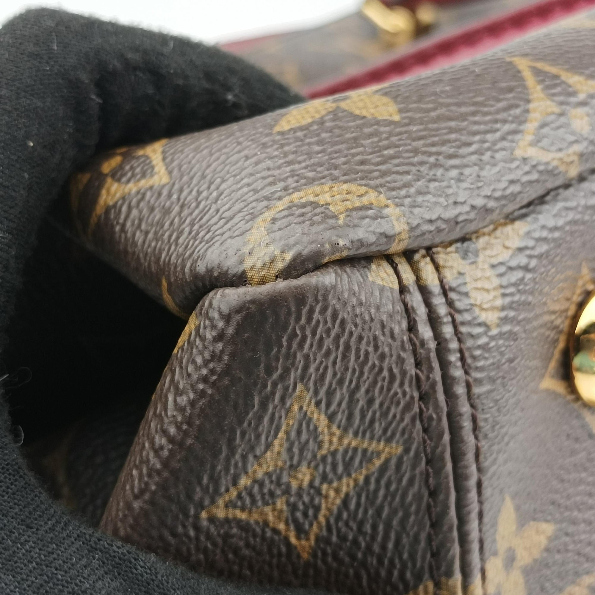 PALLAS brown×RAISIN Monogram Canvas×calf leather M41599 SN1196パラス モノグラム/ブラウン×レーズン モノグラムキャンバス×カーフレザー M41599 SN1196
