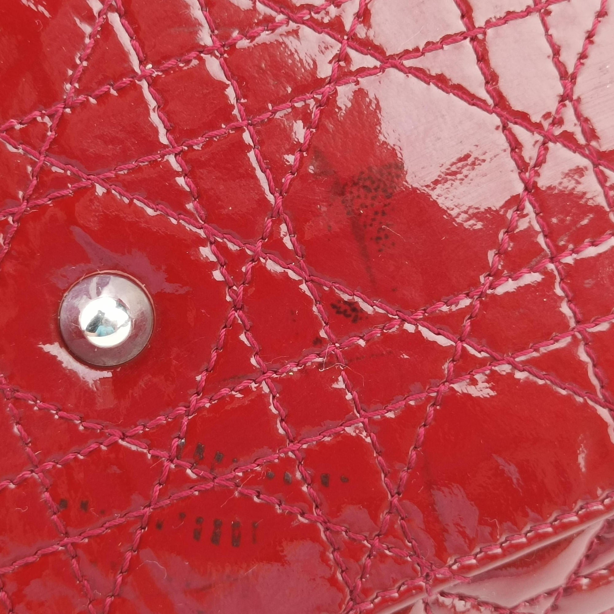 Dior Soft Red patent 01-RU-0161ディオールソフト レッド パテント 01-RU-0161