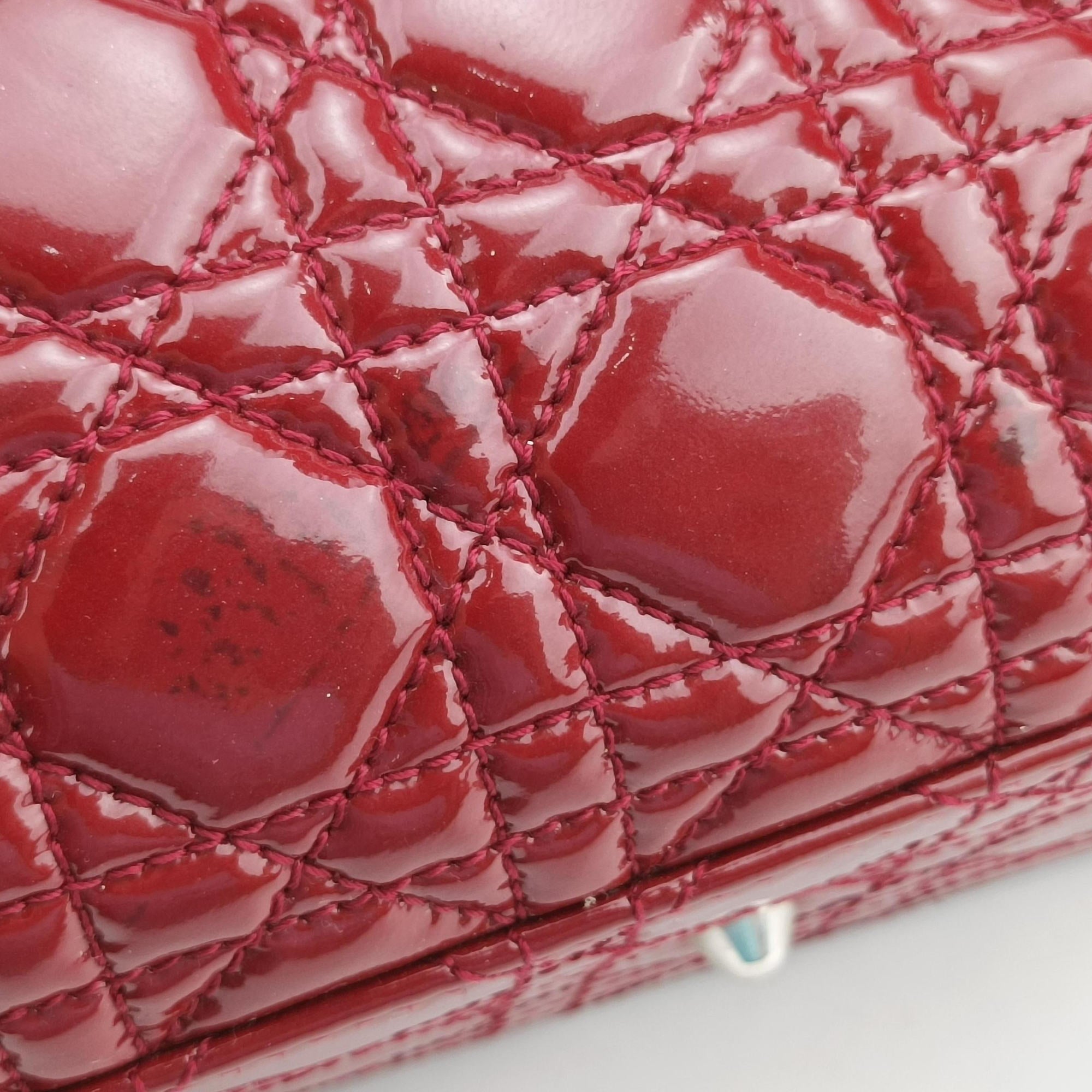 Dior Soft Red patent 01-RU-0161ディオールソフト レッド パテント 01-RU-0161