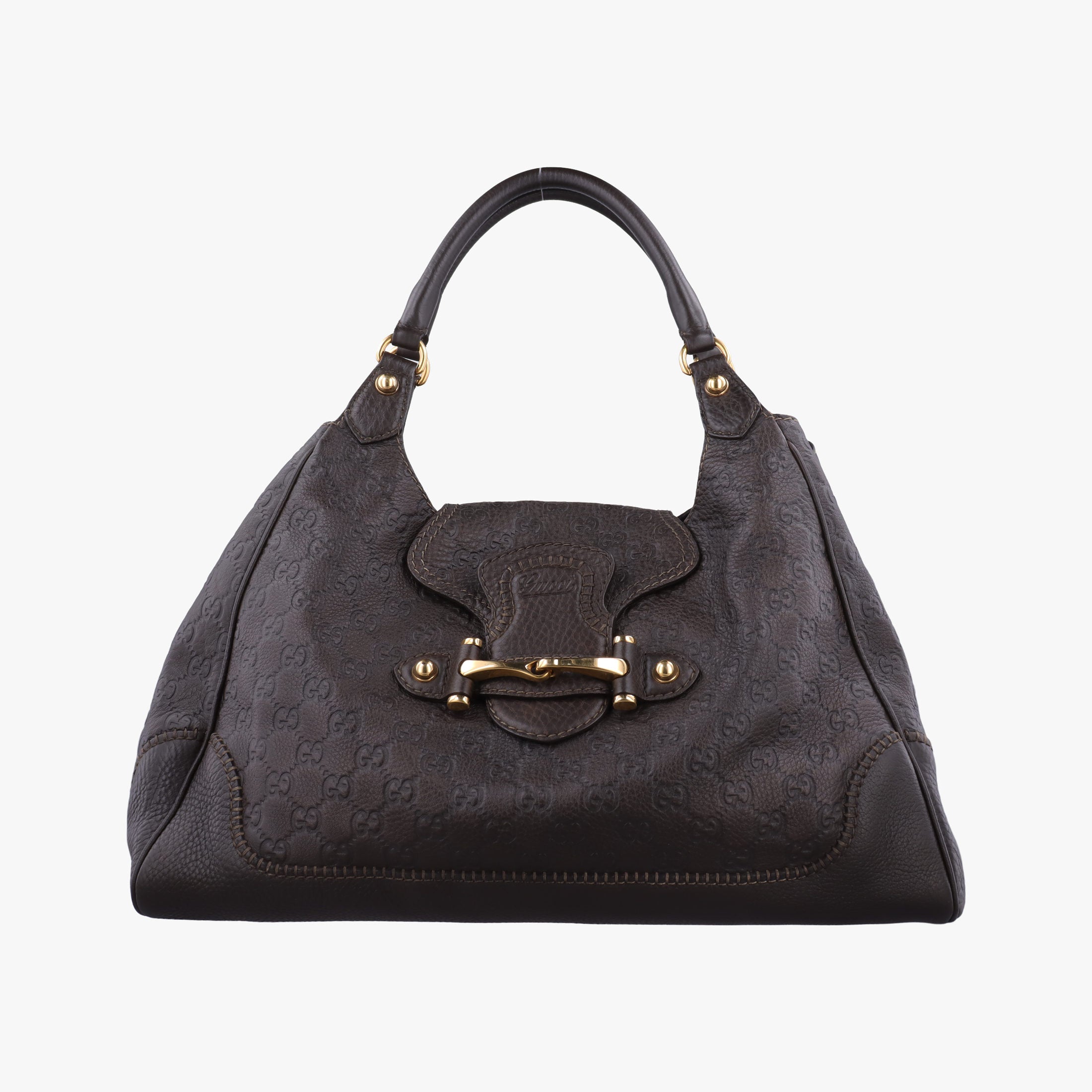 Guccissima New Pelham horsebit Brown leather 223958 D6446919グッチシマ ニューペラム ホースビット ブラウン レザー 223958 D6446919