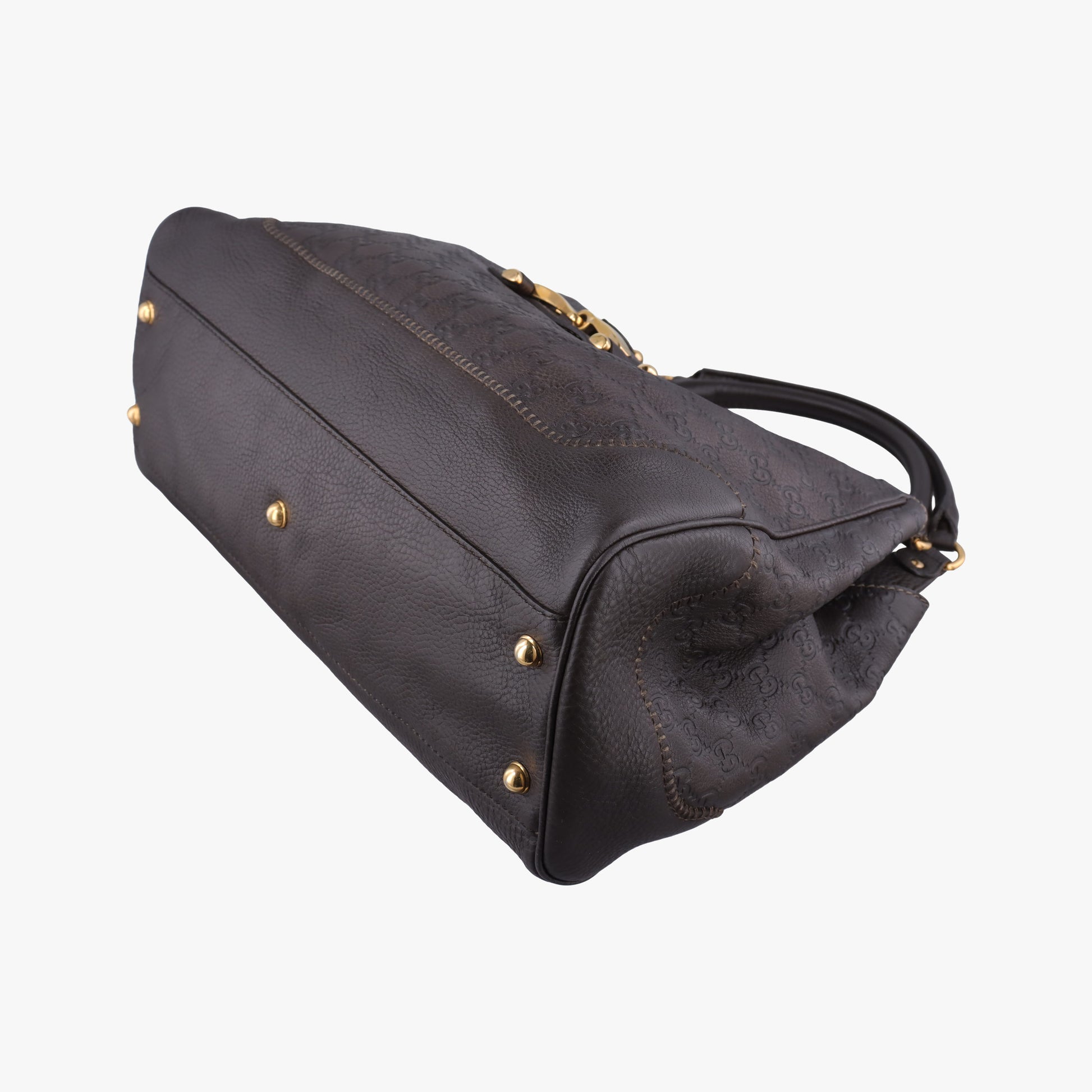 Guccissima New Pelham horsebit Brown leather 223958 D6446919グッチシマ ニューペラム ホースビット ブラウン レザー 223958 D6446919