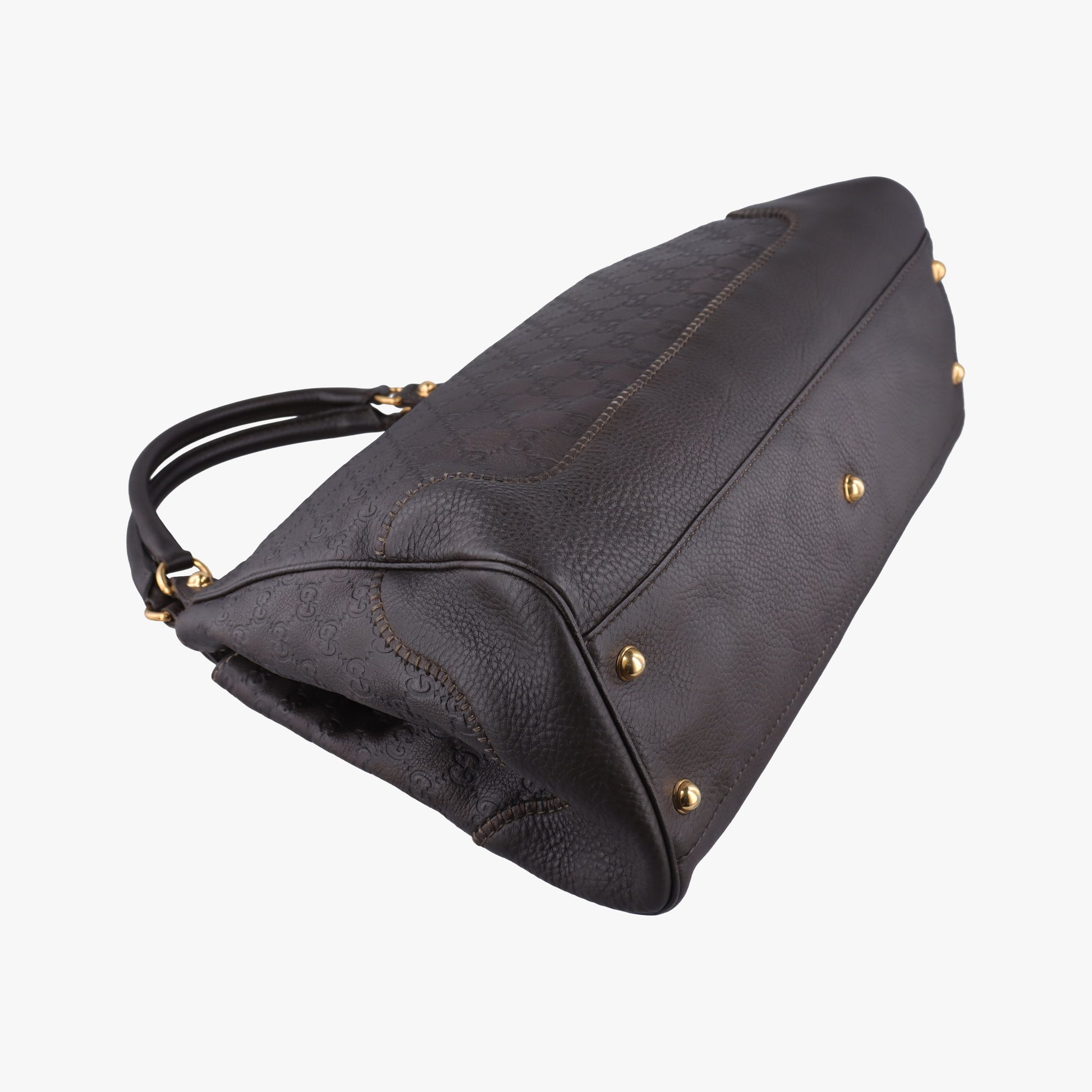 Guccissima New Pelham horsebit Brown leather 223958 D6446919グッチシマ ニューペラム ホースビット ブラウン レザー 223958 D6446919