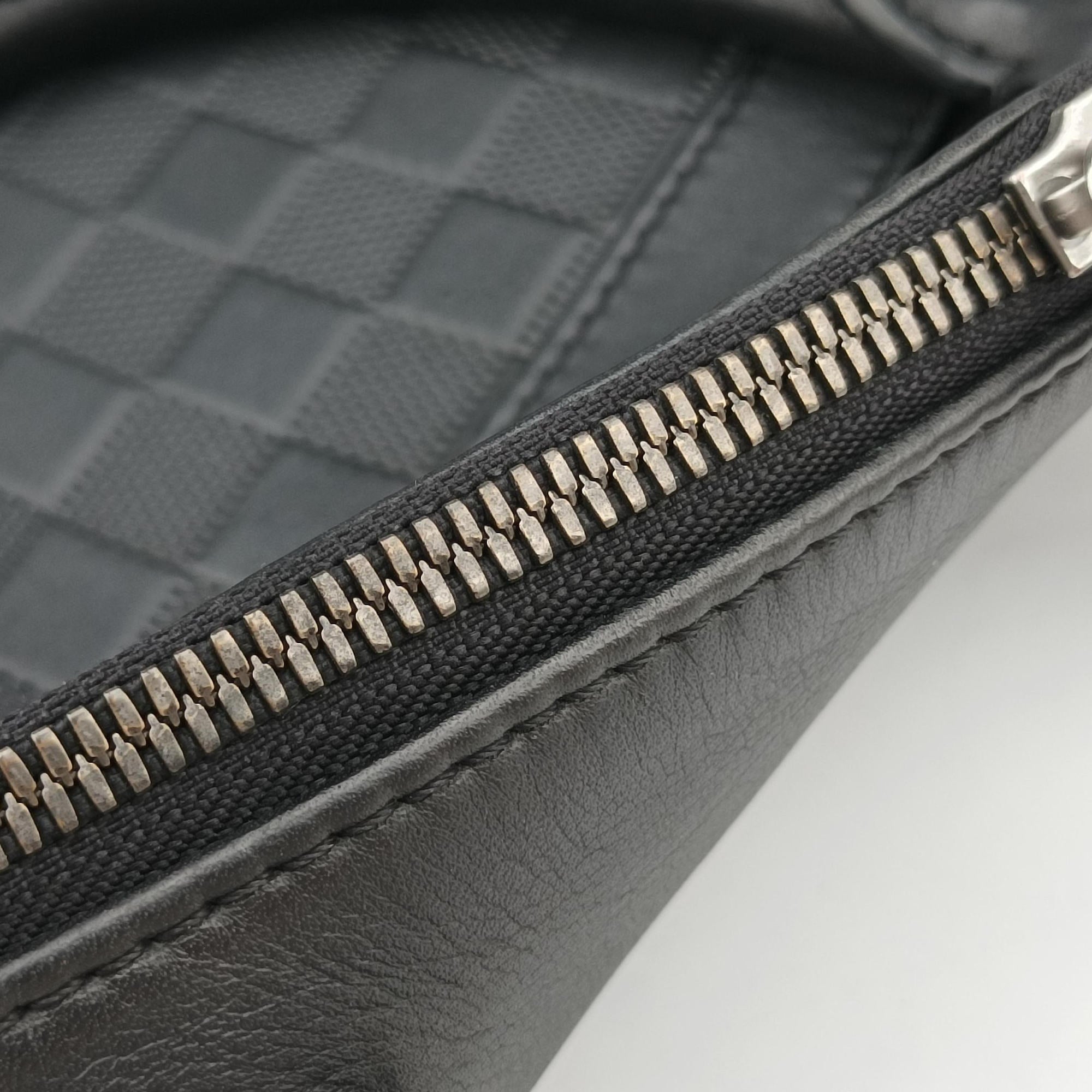 Porte-Documents Jour NM Noir Damier Graphite N48260 CA0126ポルトドキュマンジュール PDJ NM ノワール ダミエ グラフィット N48260 CA0126
