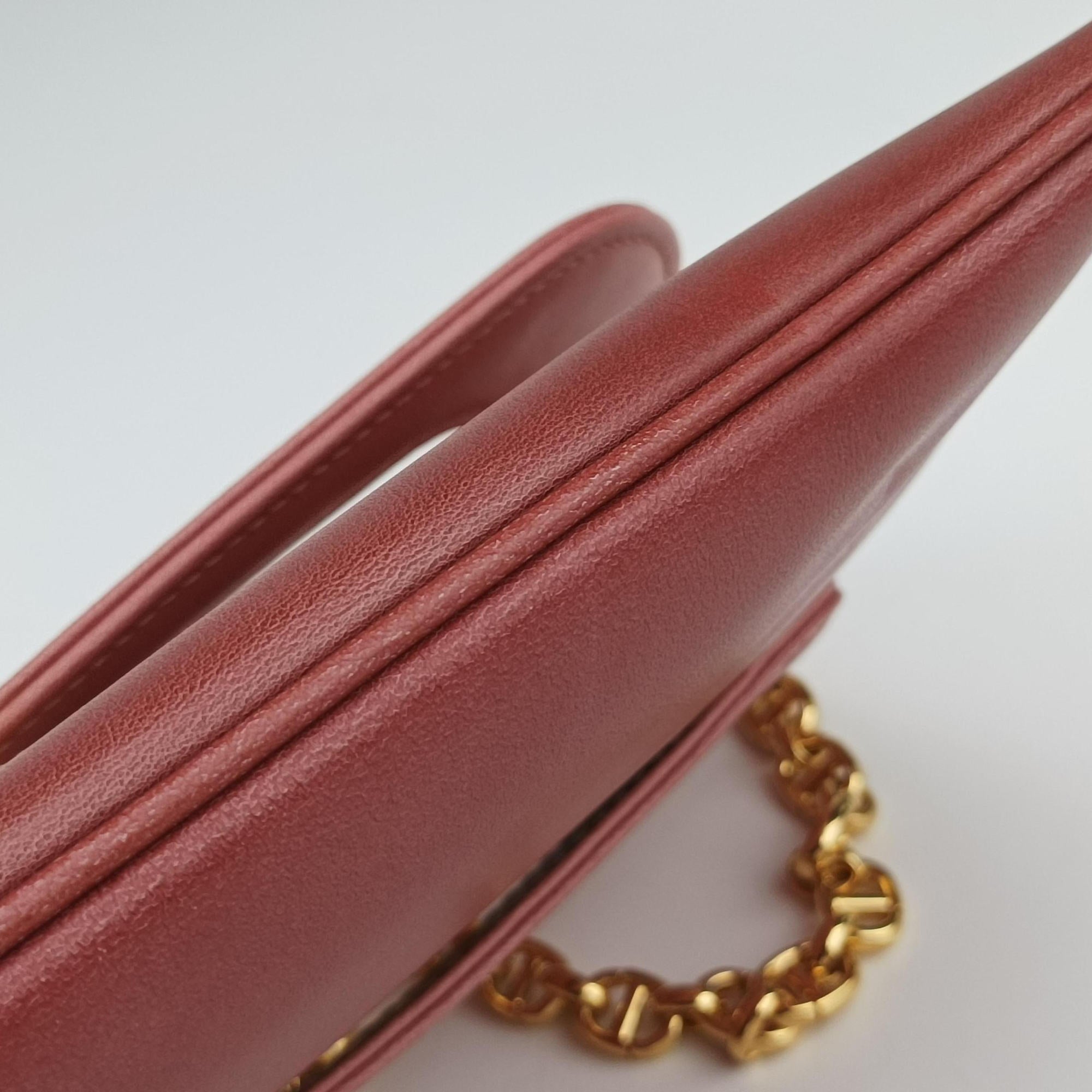 Diordouble Pink Leather 29-MA-0211ディオール ダブル ミディアム ピンク レザー 29-MA-0211