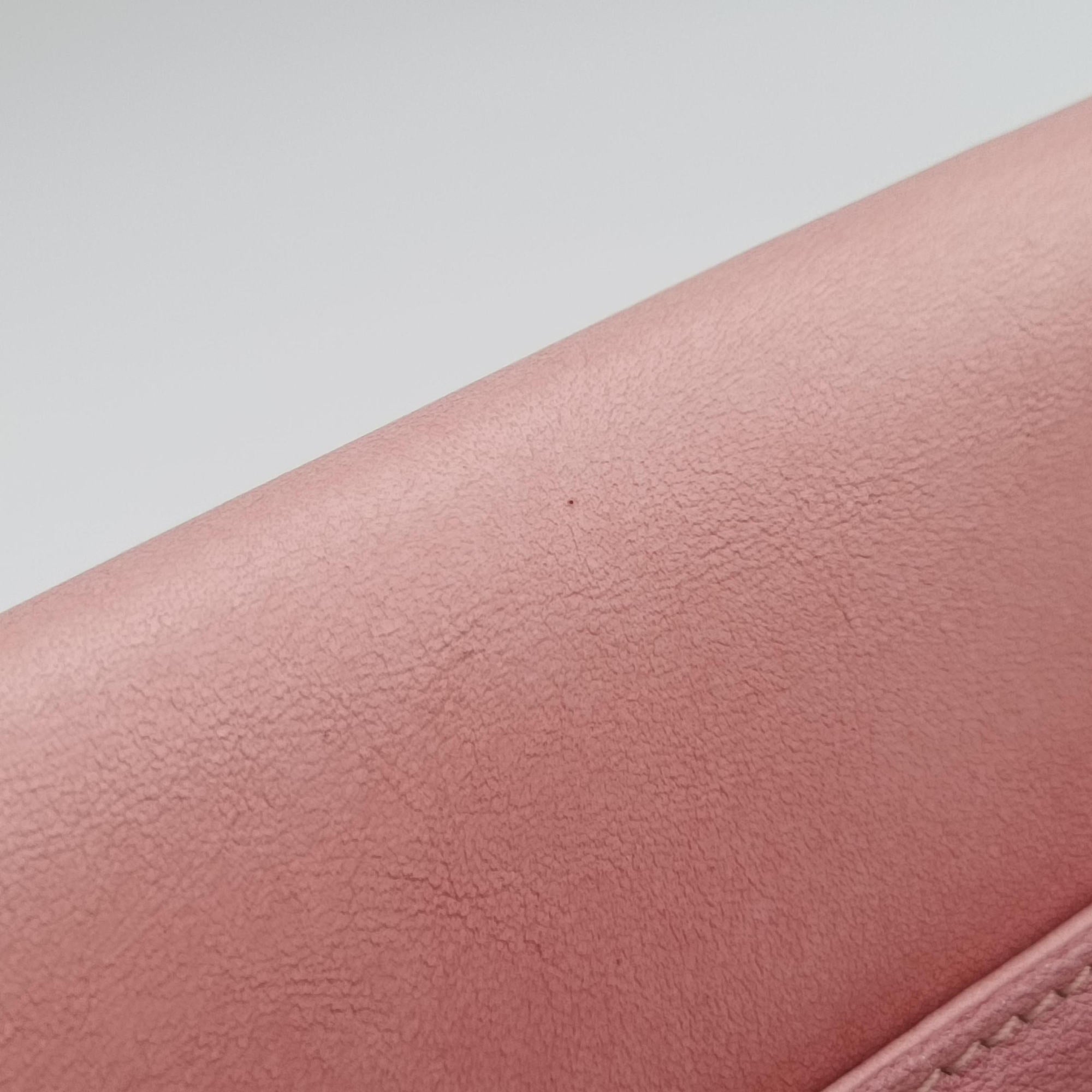 Diordouble Pink Leather 29-MA-0211ディオール ダブル ミディアム ピンク レザー 29-MA-0211