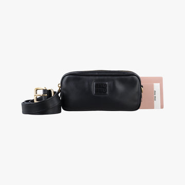 logo Black leather DNP104ロゴ ブラック レザー DNP104