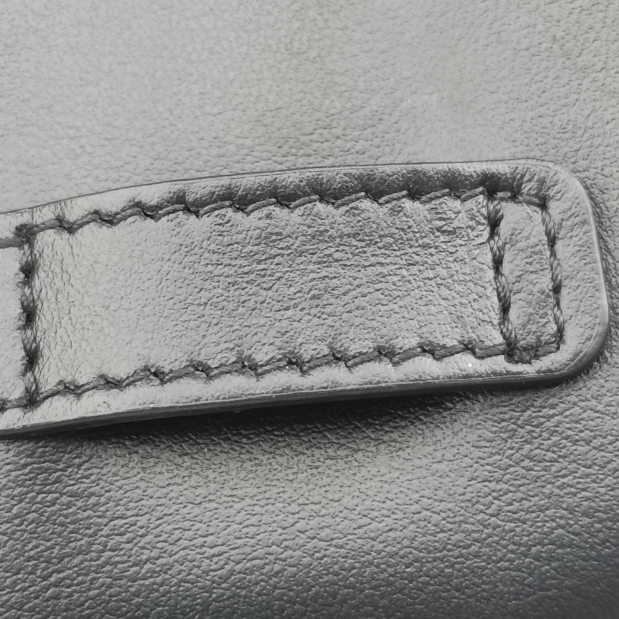 logo Black leather DNP104ロゴ ブラック レザー DNP104