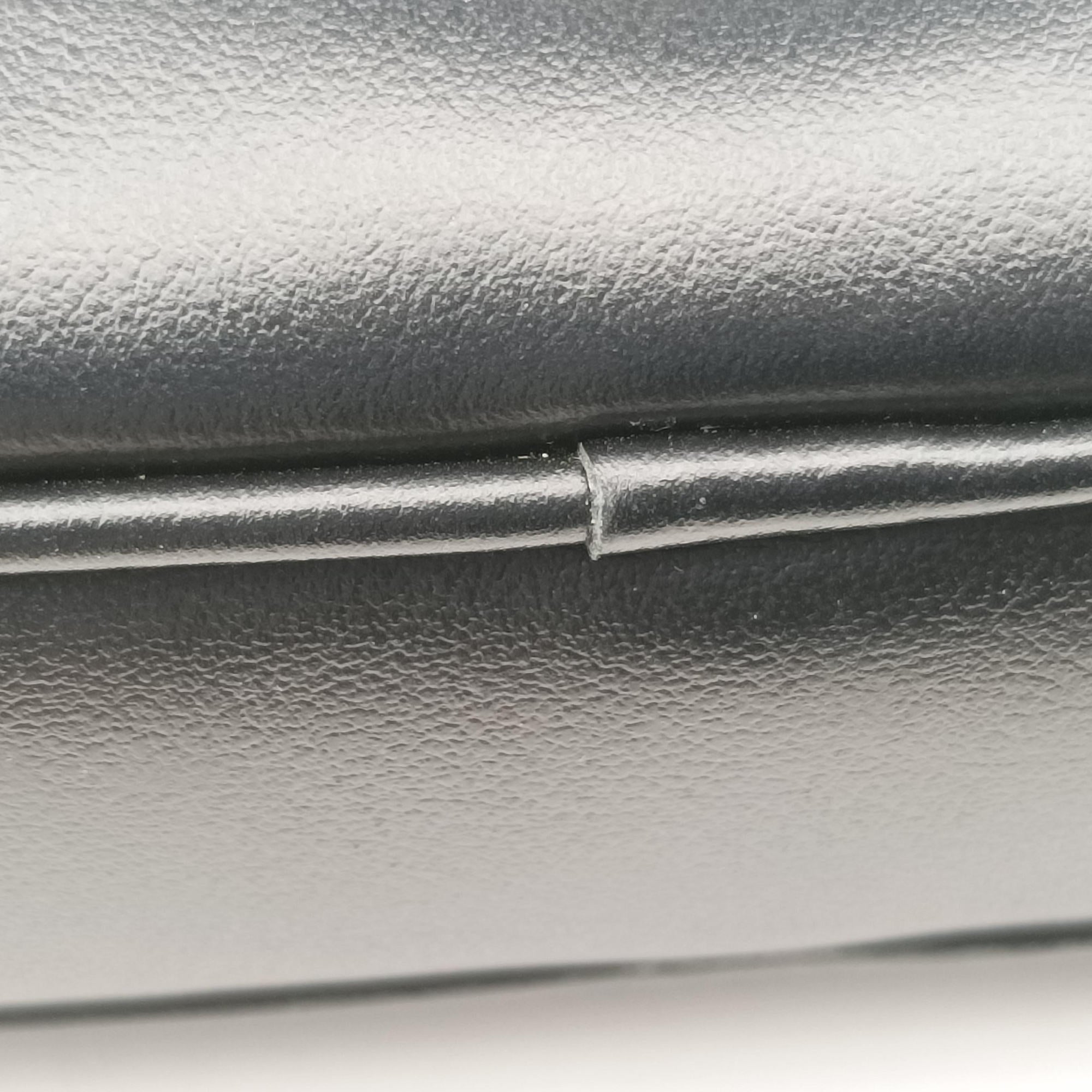 logo Black leather DNP104ロゴ ブラック レザー DNP104