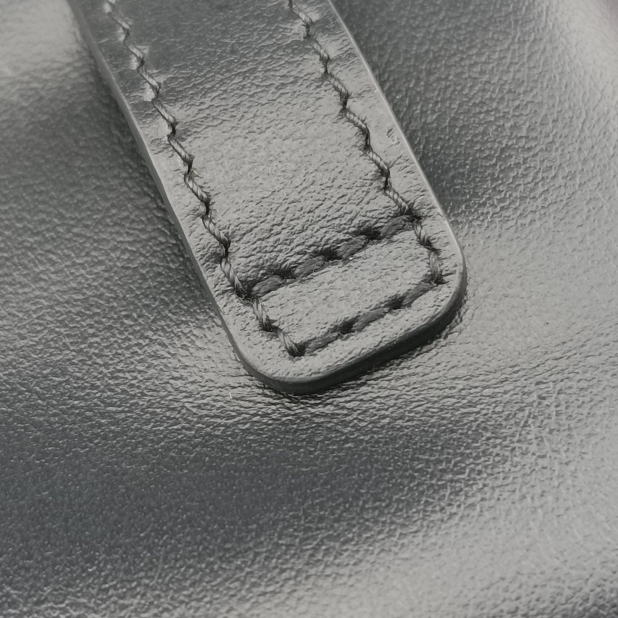 logo Black leather DNP104ロゴ ブラック レザー DNP104